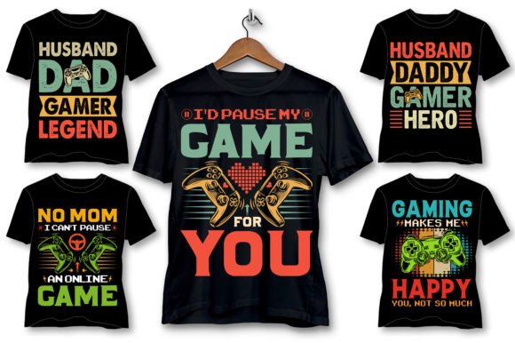 Download Video Game T-Shirt Design Bundle - Premium Resources