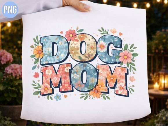 Download Floral Dog Mom Mama Shirt Design PNG - Mama shirt design Collection