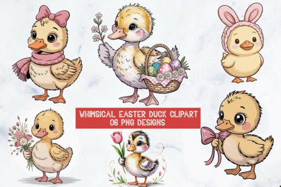 Download Whimsical Easter Duck - Premium Resources